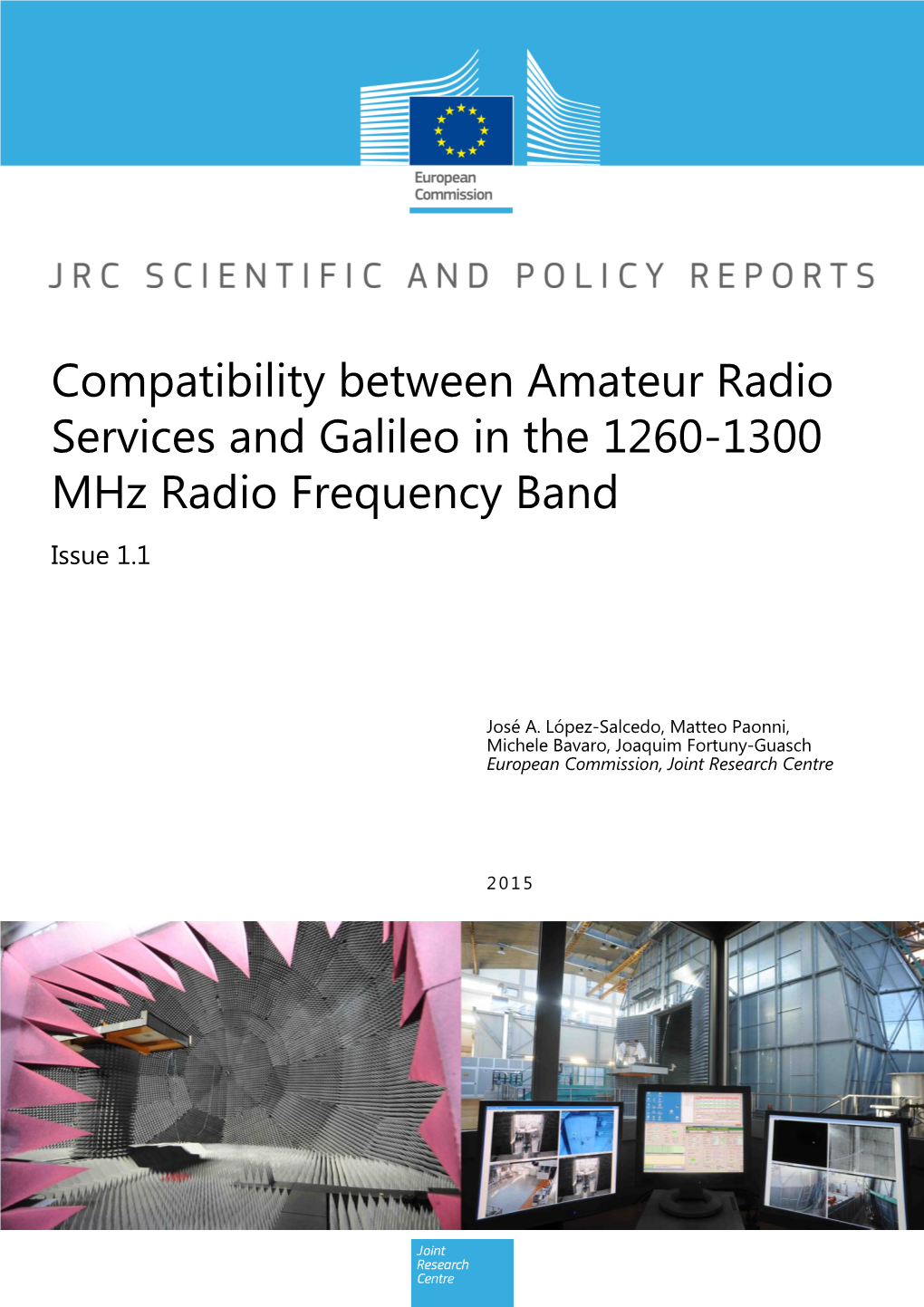 Compatibility Between Amateur Radio Services and Galileo in the 1260-1300 Mhz Radio Frequency Band Issue 1.1