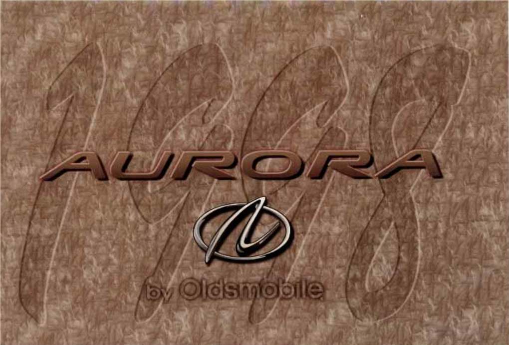 1998 Oldsmobile Aurora Owner's Manual