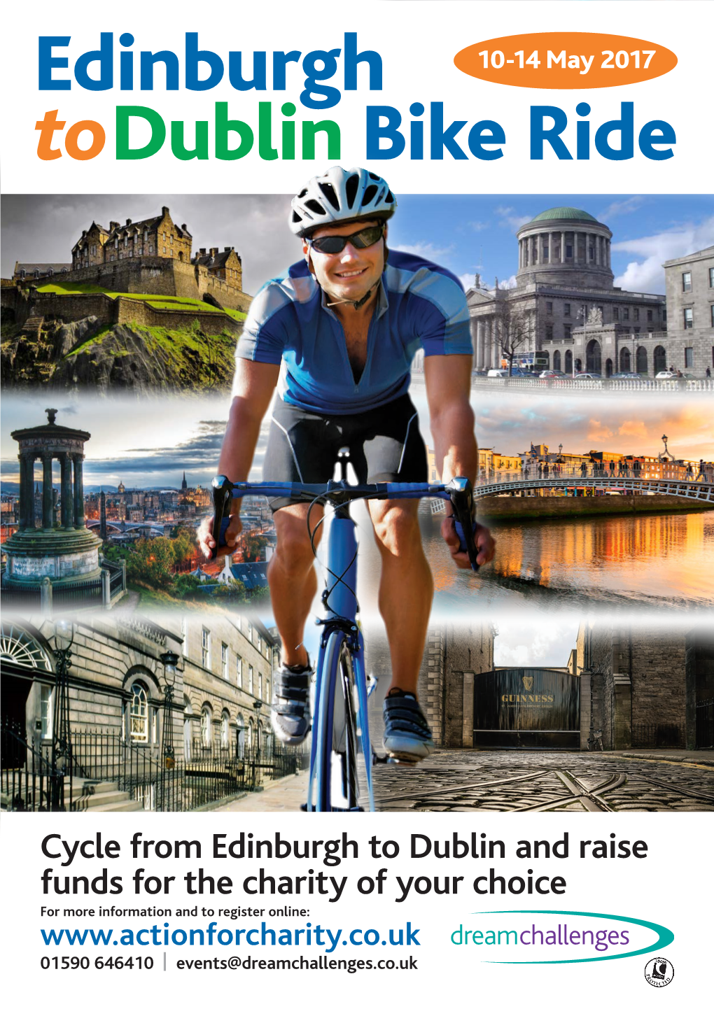 Edinburgh to Dublin Bike Ride Is an Open Challenge So You Choose How You Fund Your Participation