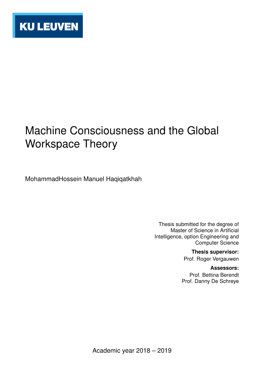 Machine Consciousness and the Global Workspace Theory