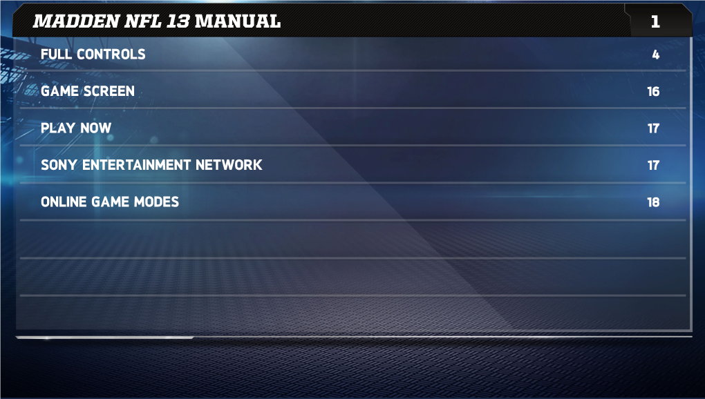 Madden Nfl 13 Manual 1