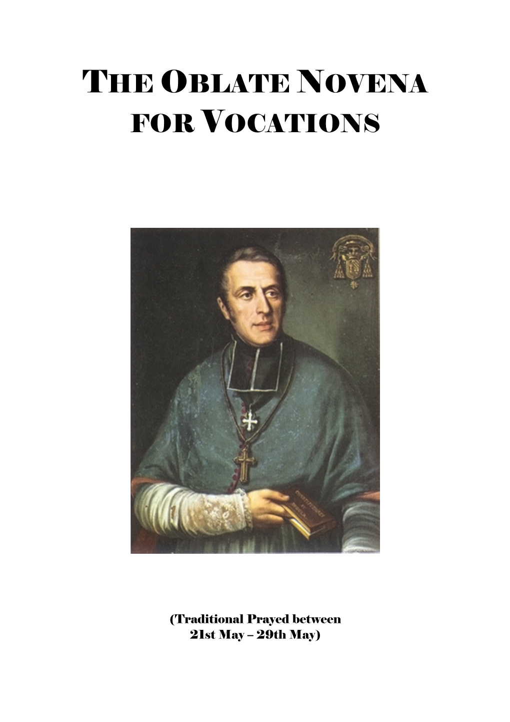 The Oblate Novena for Vocations