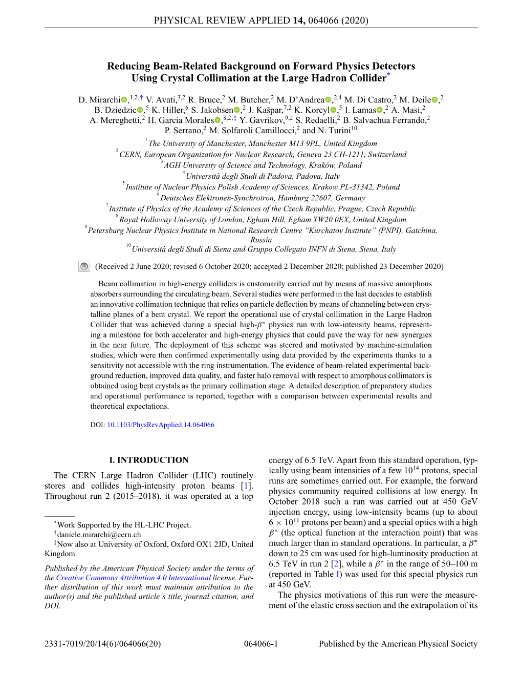 Reducing Beam-Related Background on Forward Physics Detectors Using Crystal Collimation at the Large Hadron Collider*