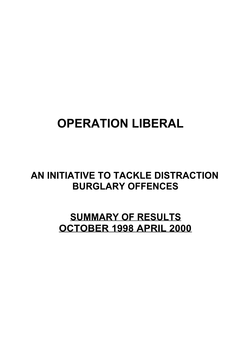 Operation Liberal