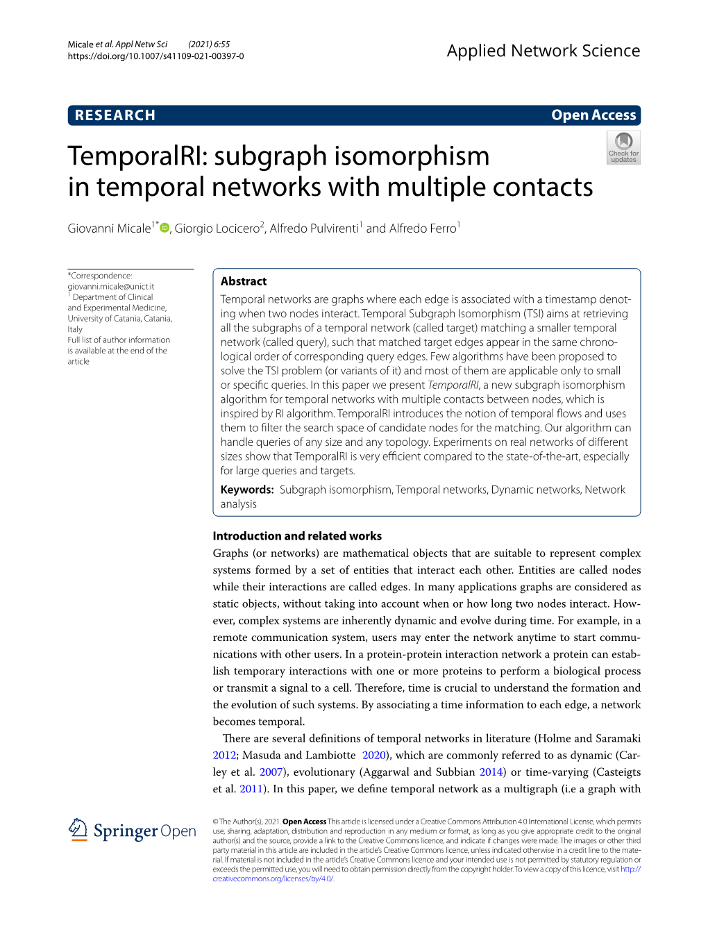 Temporalri: Subgraph Isomorphism in Temporal Networks with Multiple Contacts