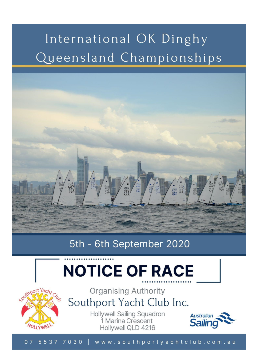 2019 OK Dinghy Qld Champs