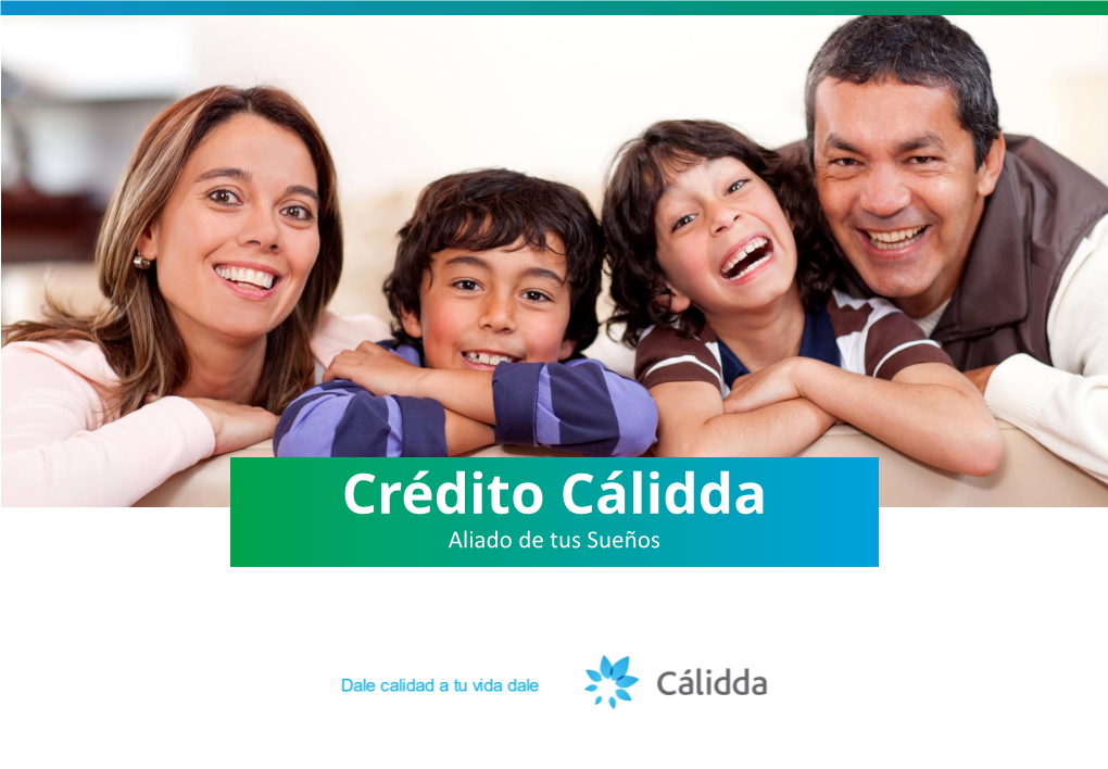 Catálogo Productos: Crédito Cálidda Condiciones De Entrega