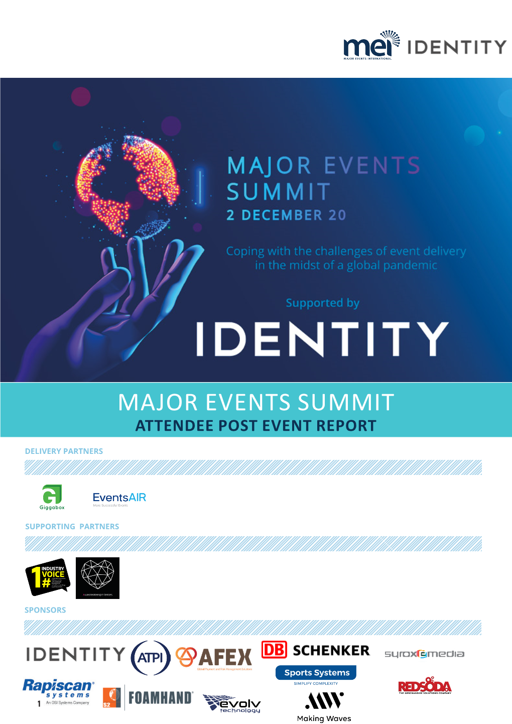 Major Events Summit Attendee Post Event Report