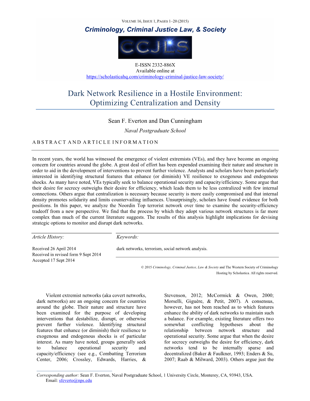 Optimizing Centralization and Density