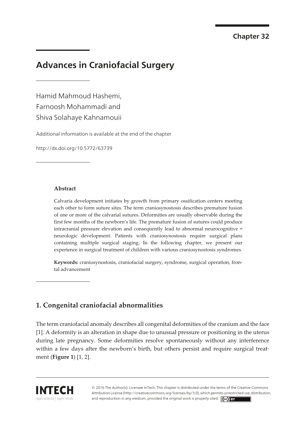 Advances in Craniofacial Surgery