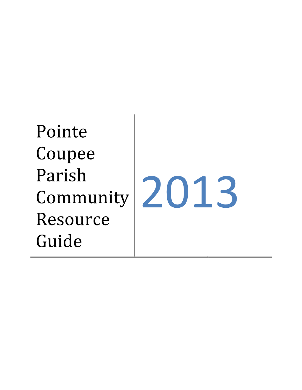 Pointe Coupee Parish Community Resource Guide