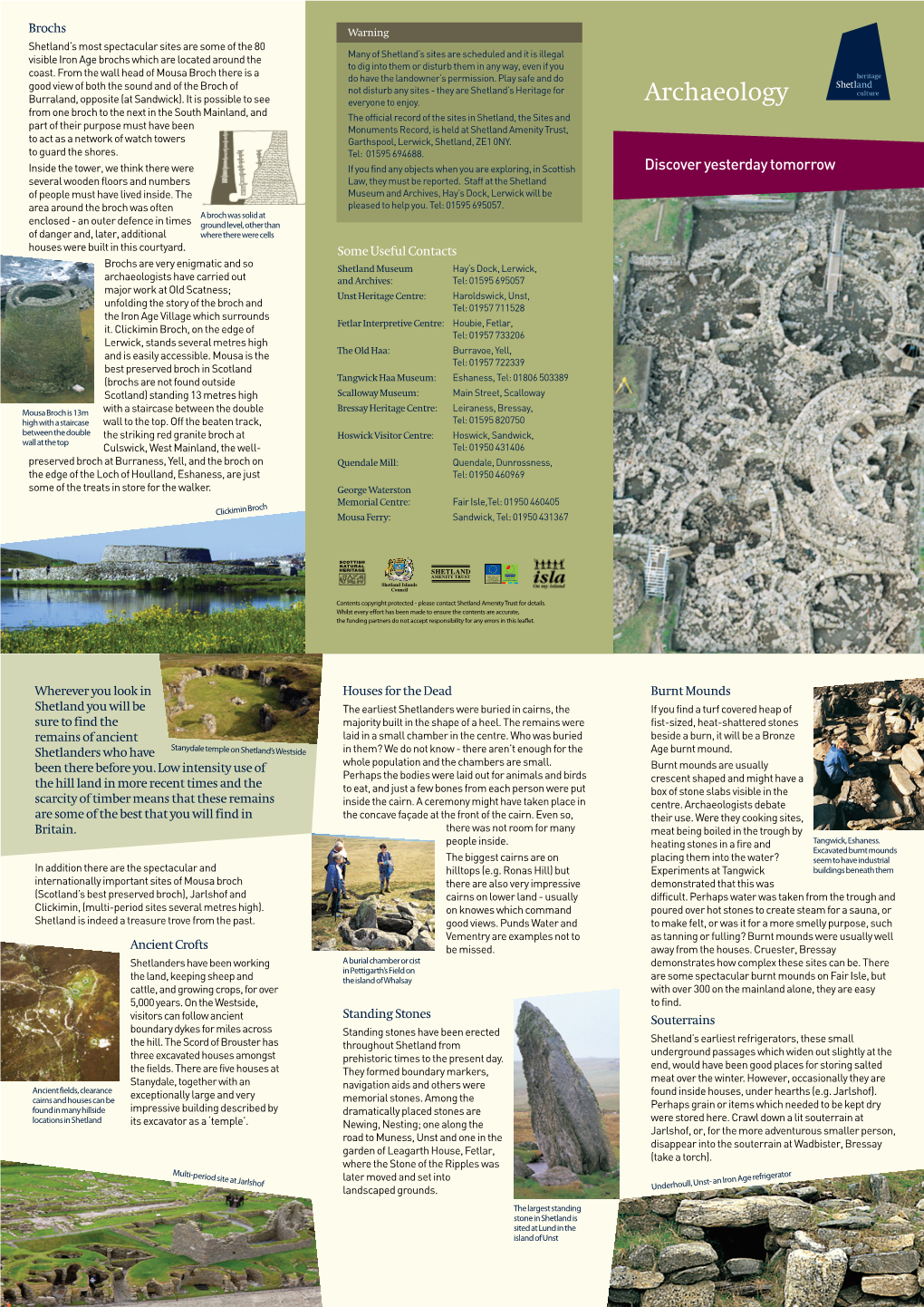 Archaeology Leaflet