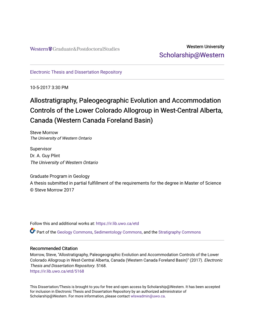 Allostratigraphy, Paleogeographic Evolution and Accommodation Controls of the Lower Colorado Allogroup in West-Central Alberta