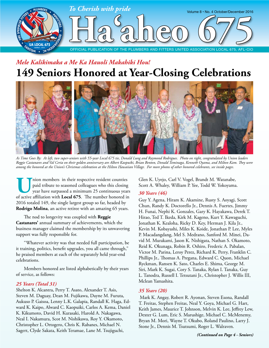 149 Seniors Honored at Year-Closing Celebrations