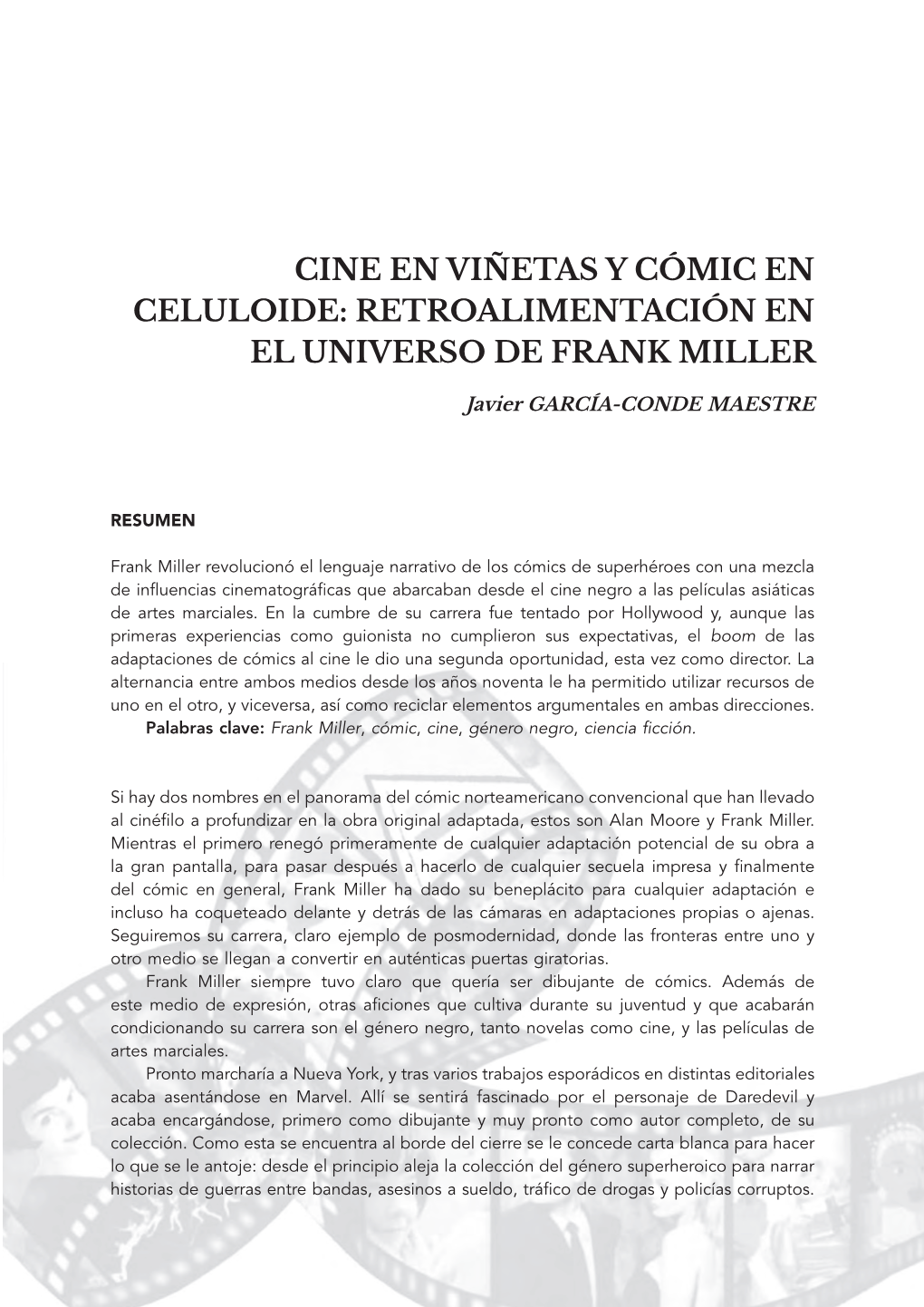 Retroalimentación En El Universo De Frank Miller 45