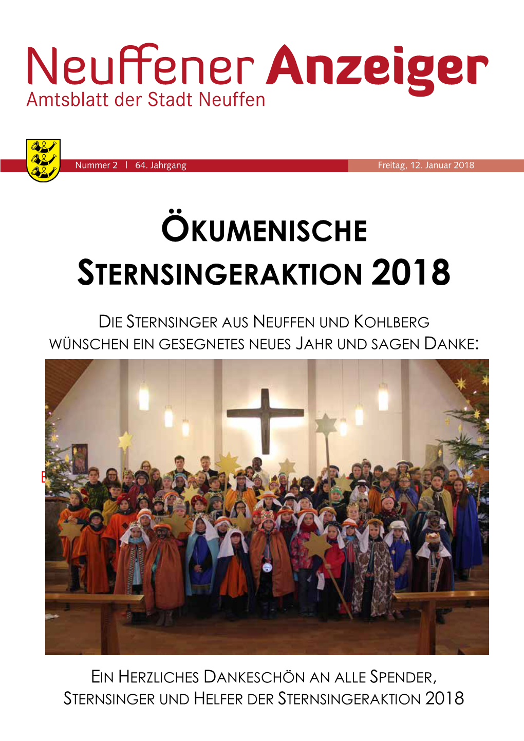 Ökumenische Sternsingeraktion 2018