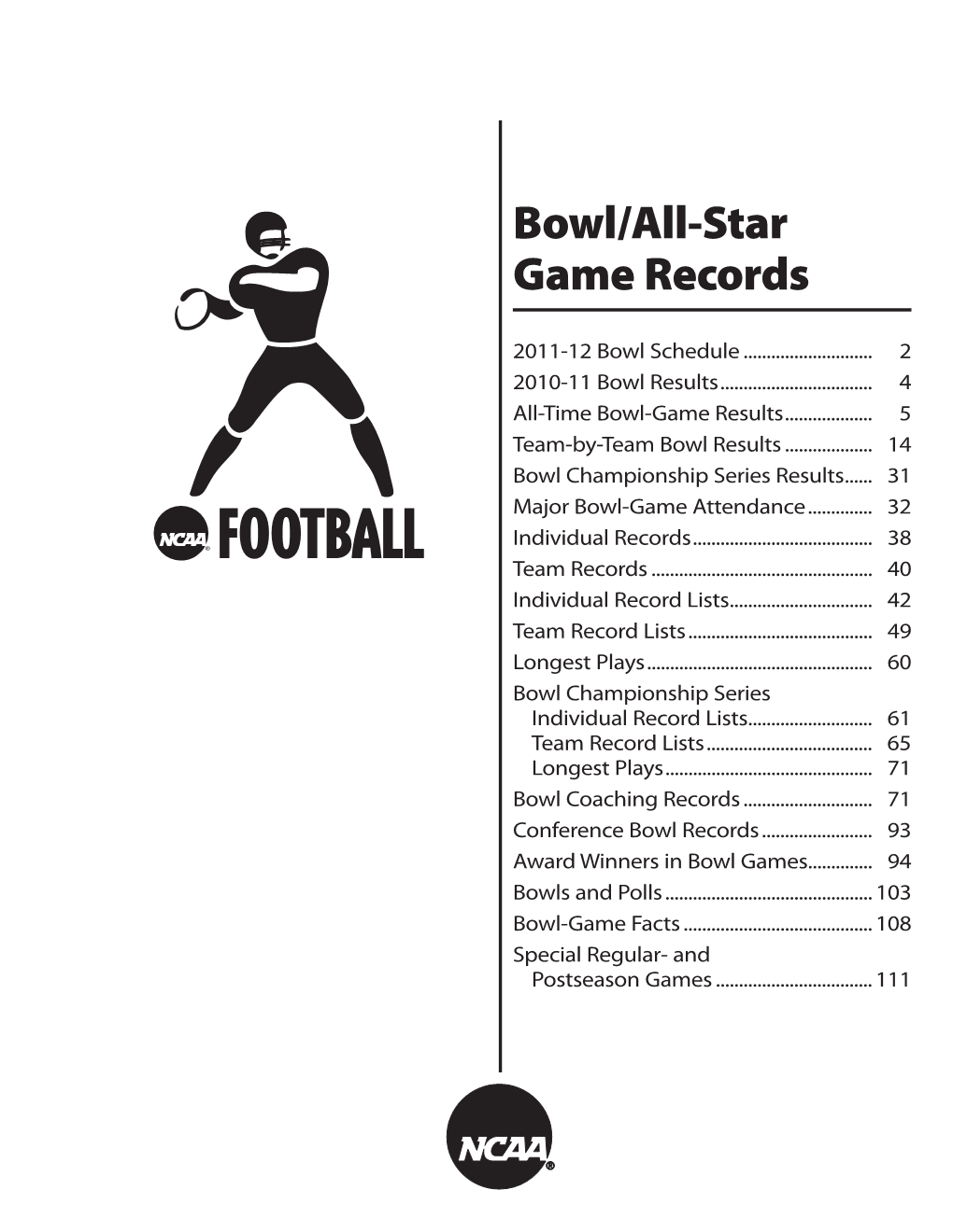 Bowl/All-Star Game Records