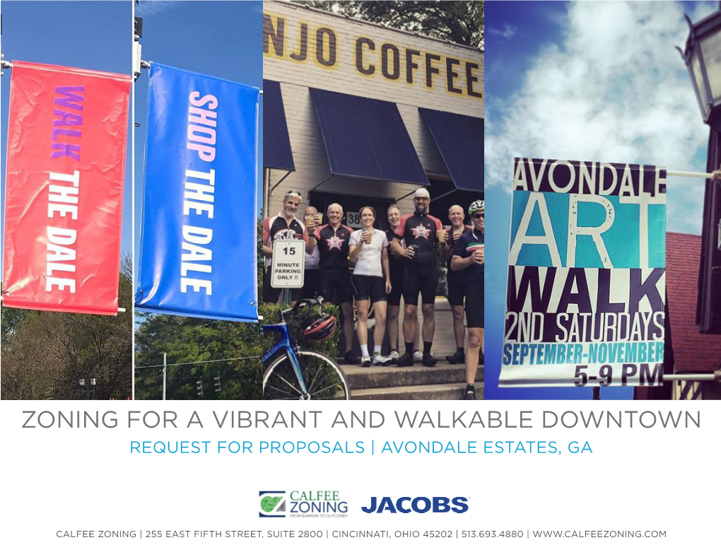 Zoning for a Vibrant and Walkable Downtown Request for Proposals | Avondale Estates, Ga