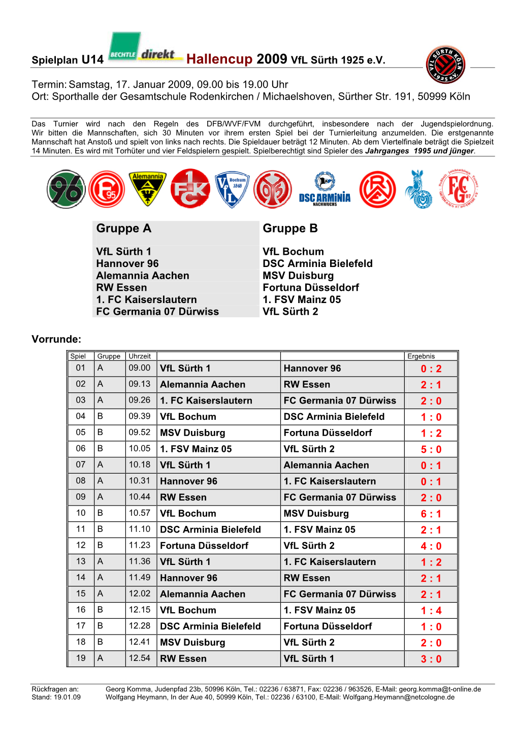 U14-Junioren