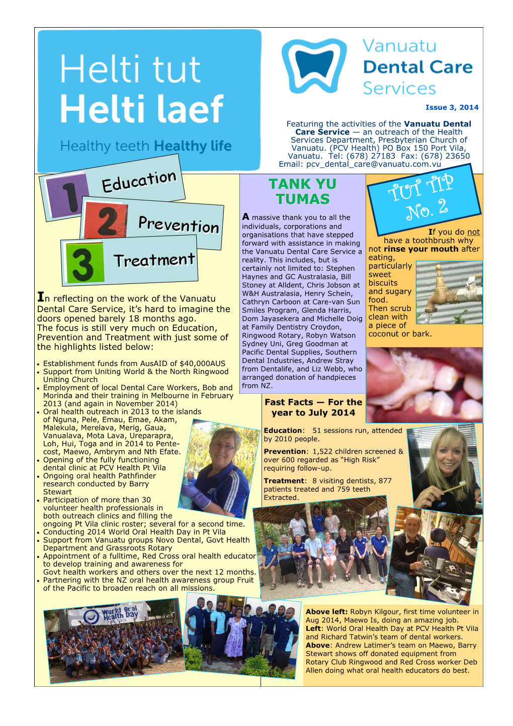 2014 10 Helti Tut Helti Laef Newsletter