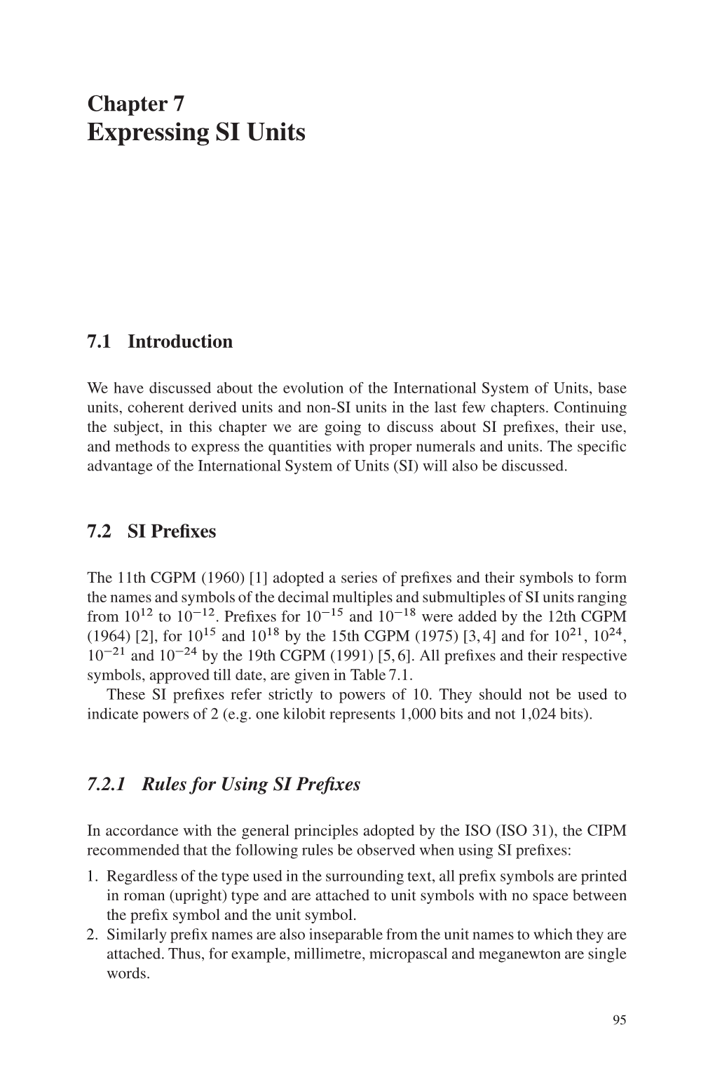 Expressing SI Units