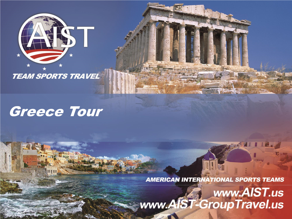 Greece Tour COST and TOUR DETAILS