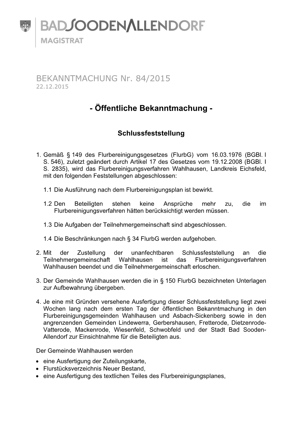 85.2015 Flurbereinigungsverfahren Wahlhausen.PDF