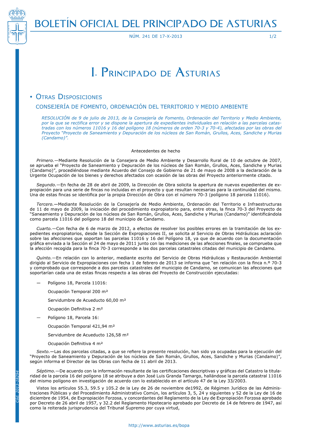 Boletín Oficial Del Principado De Asturias