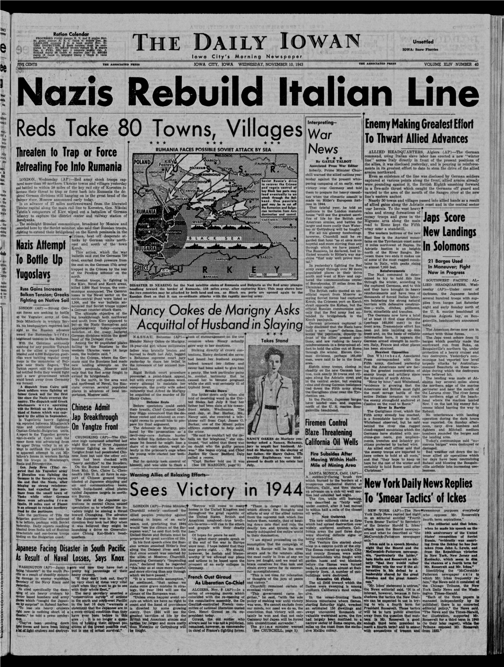 Daily Iowan (Iowa City, Iowa), 1943-11-10