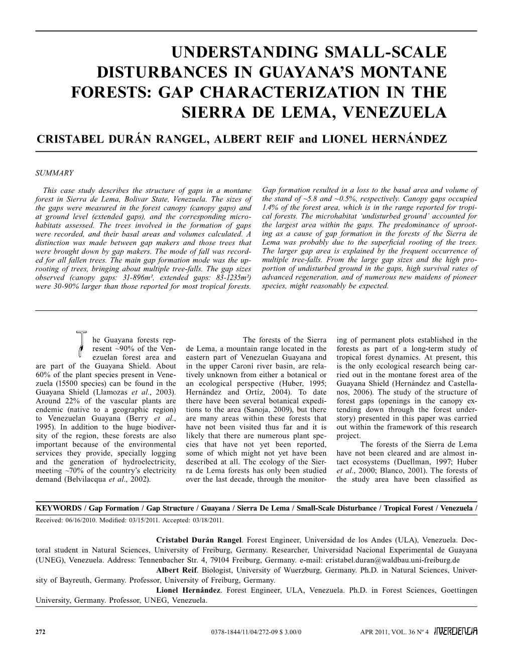 Understanding Small-Scale Disturbances in Guayana's