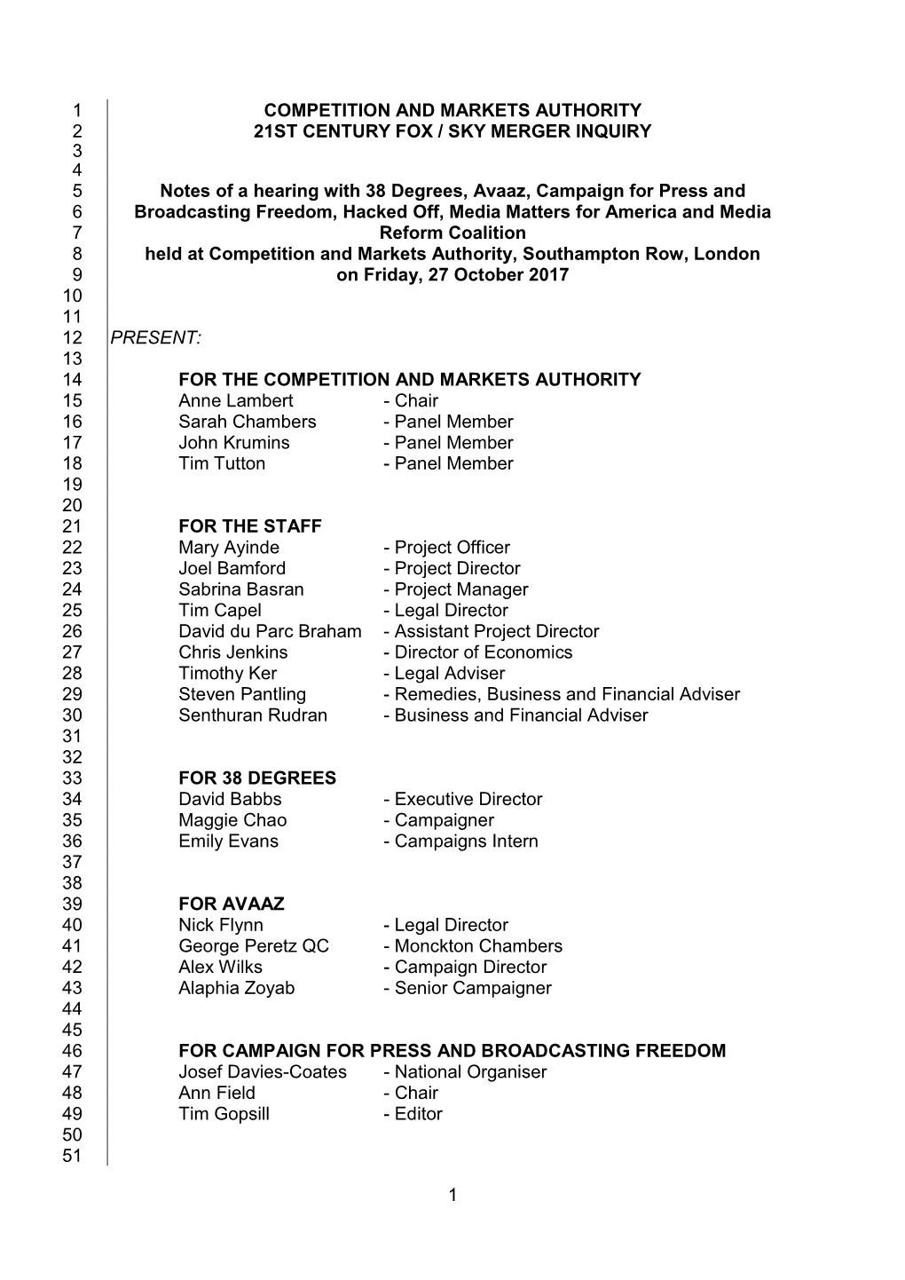 Competition and Markets Authority