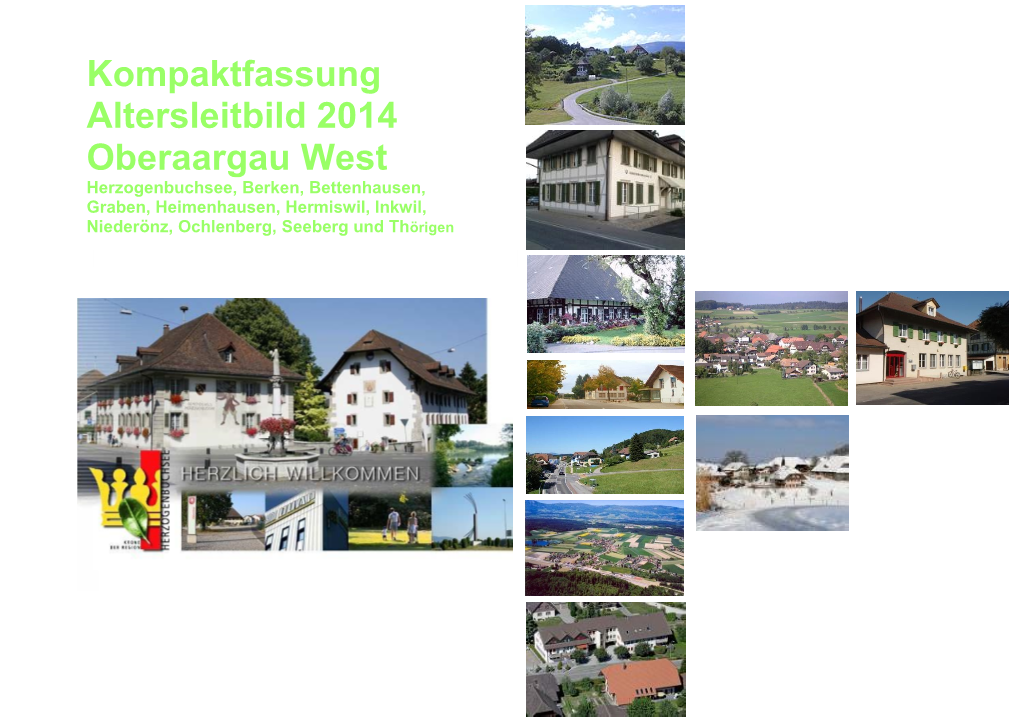 Kompaktfassung Altersleitbild 2014 Oberaargau West