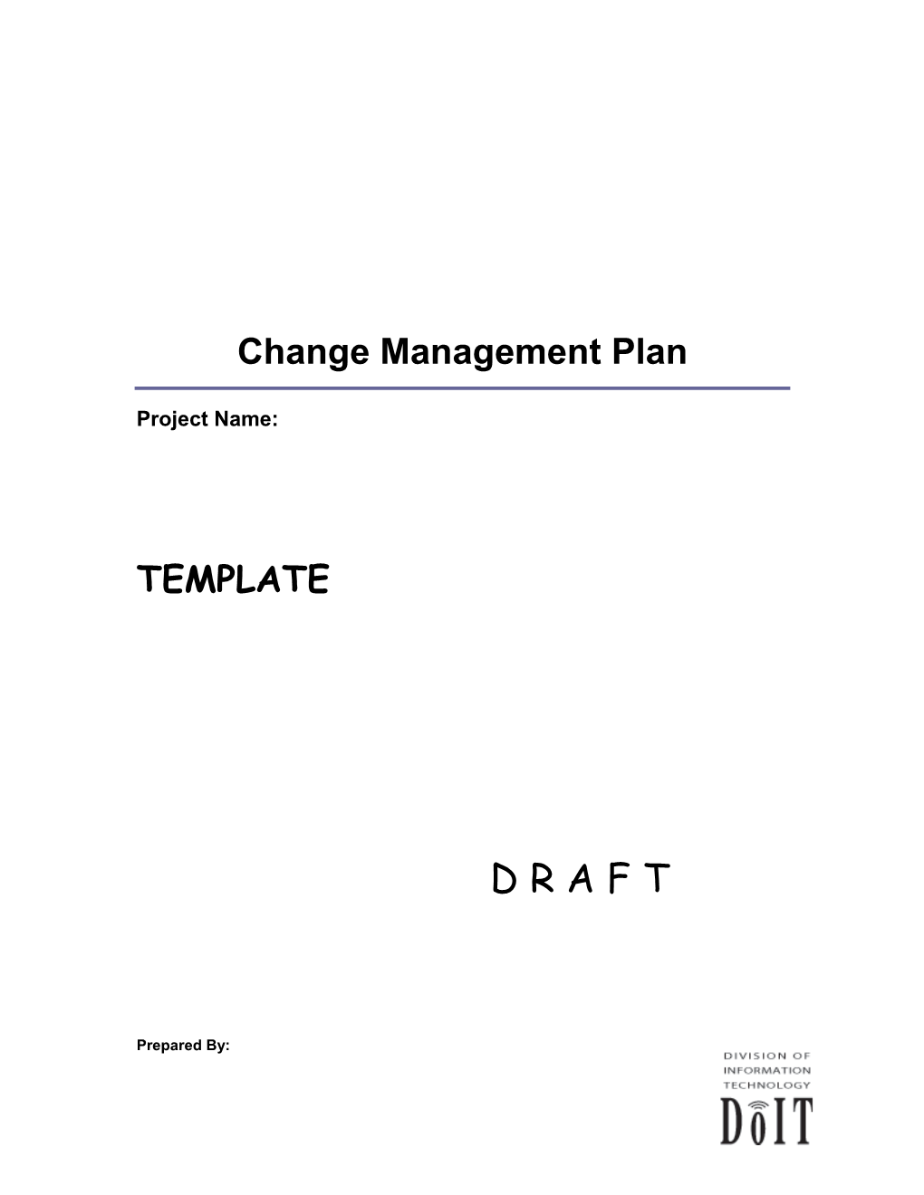 Change Management Plan s1