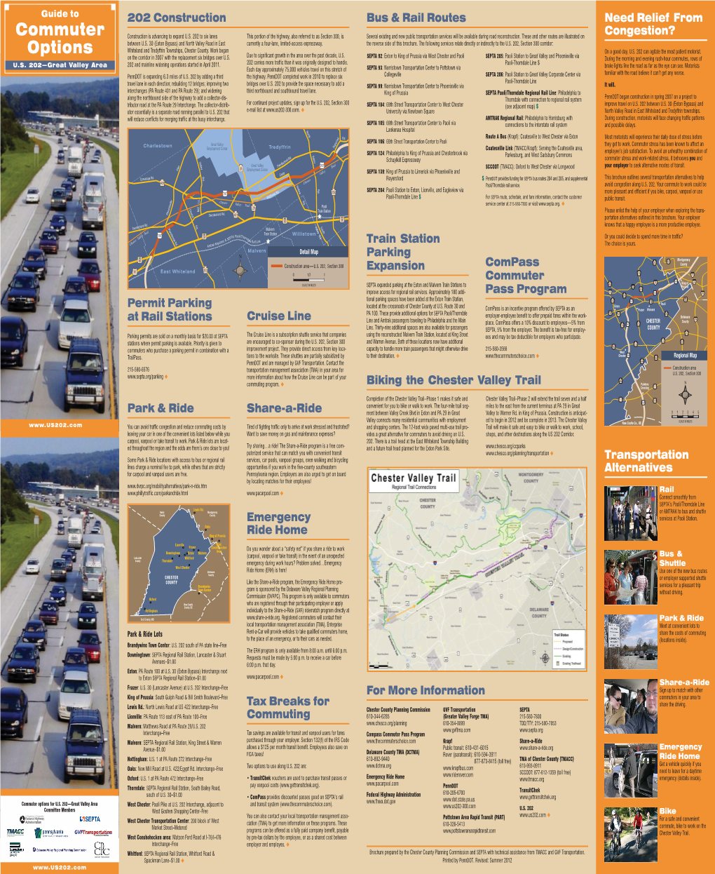 202 Construction Bus & Rail Routes Park & Ride