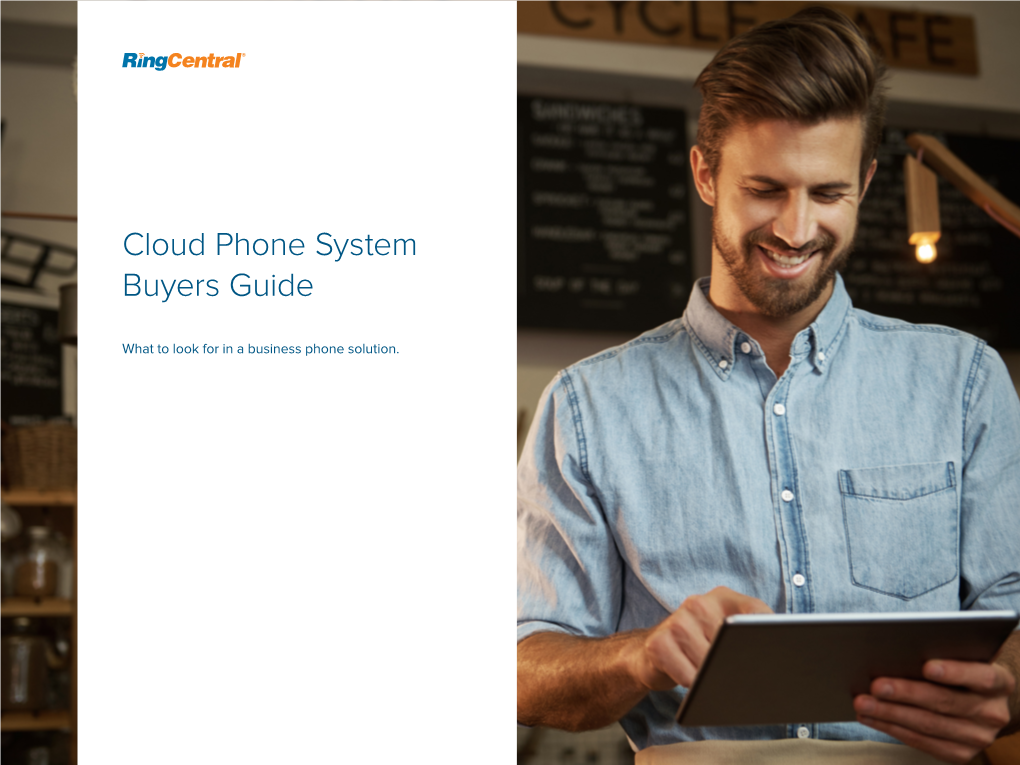 Cloud Phone System Buyers Guide