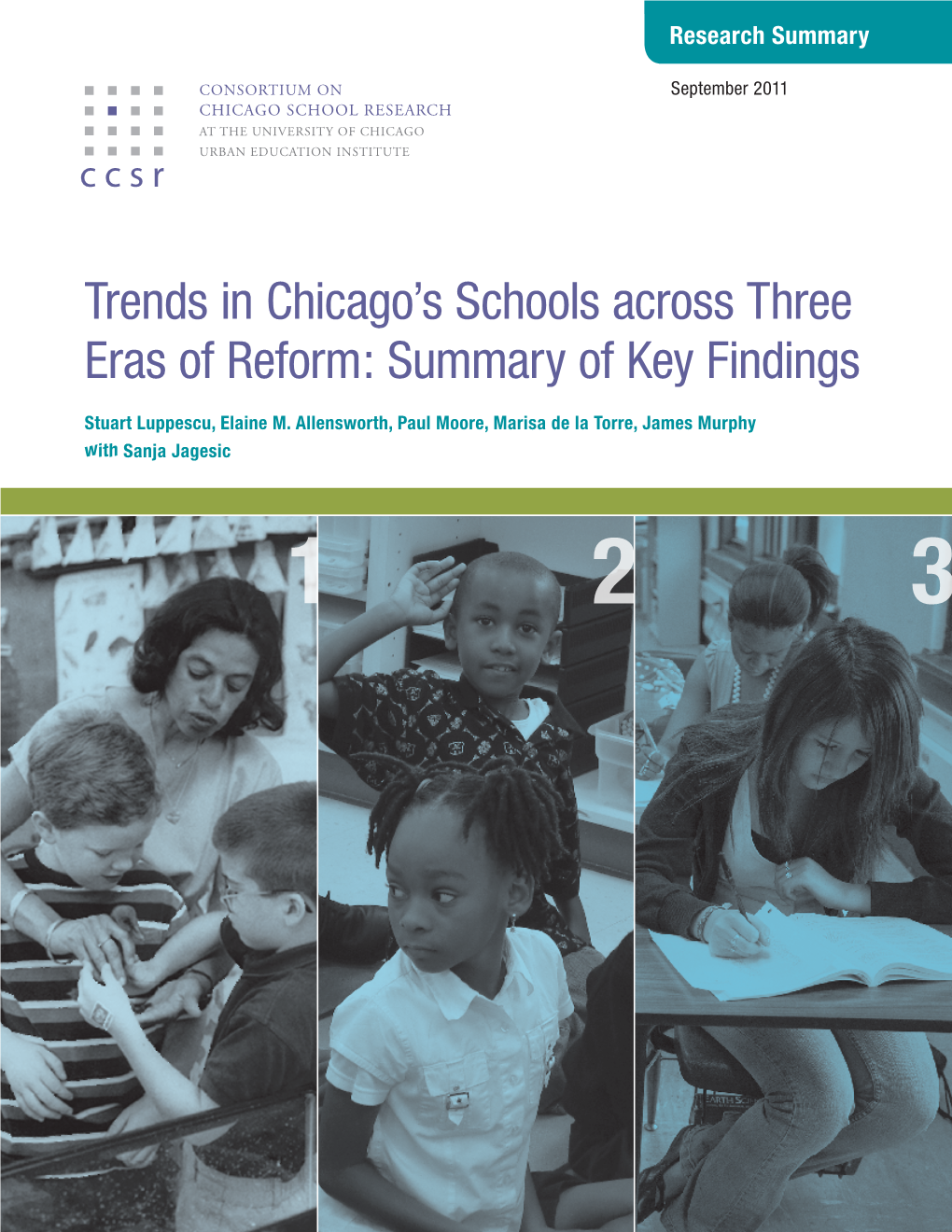 Trends in Chicago's Schools Across Three Eras of Reform