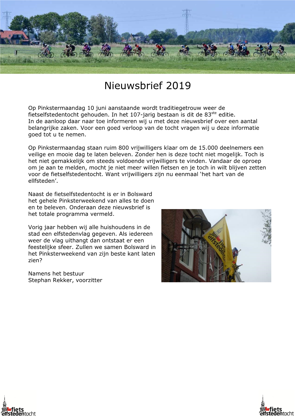 Nieuwsbrief 2019