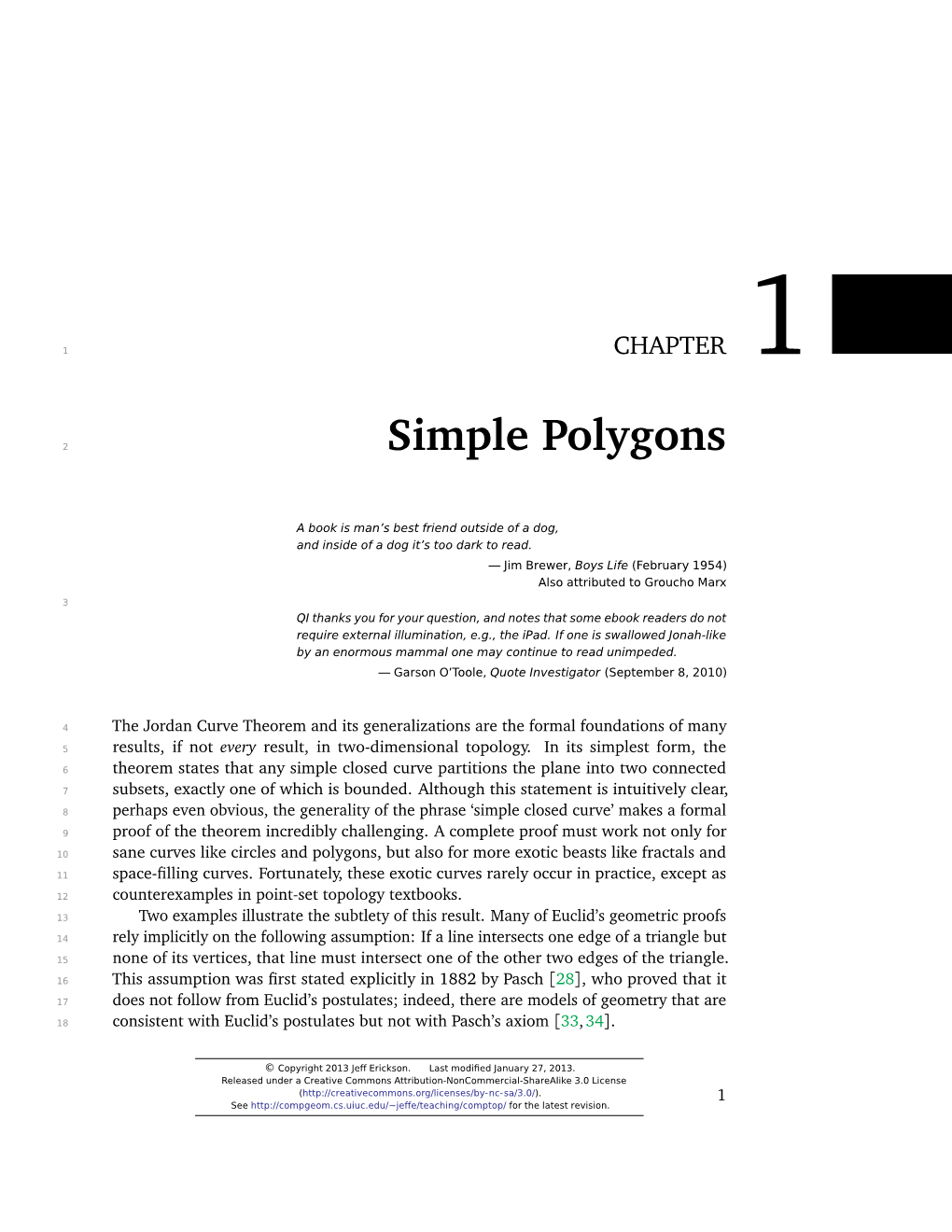 Simple Polygons