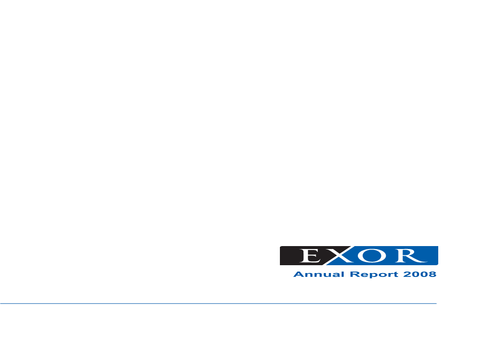 Annual Report 2008 EXOR.Pdf