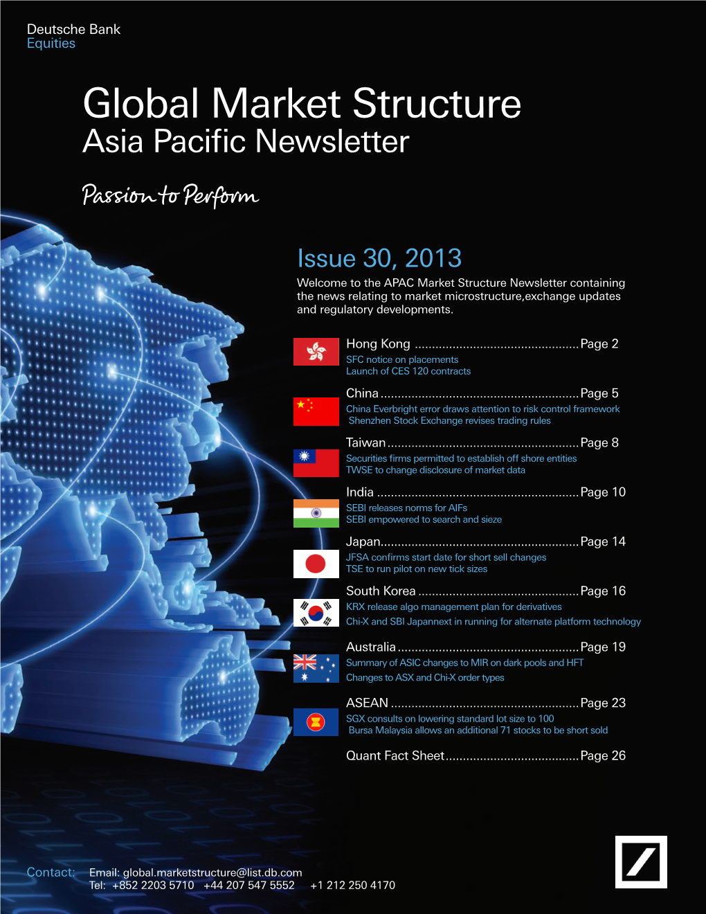 Global Market Structure Asia Pacific Newsletter