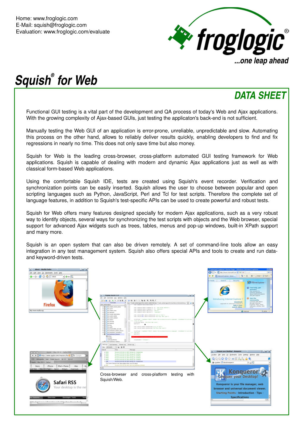 Squish® for Web DATA SHEET