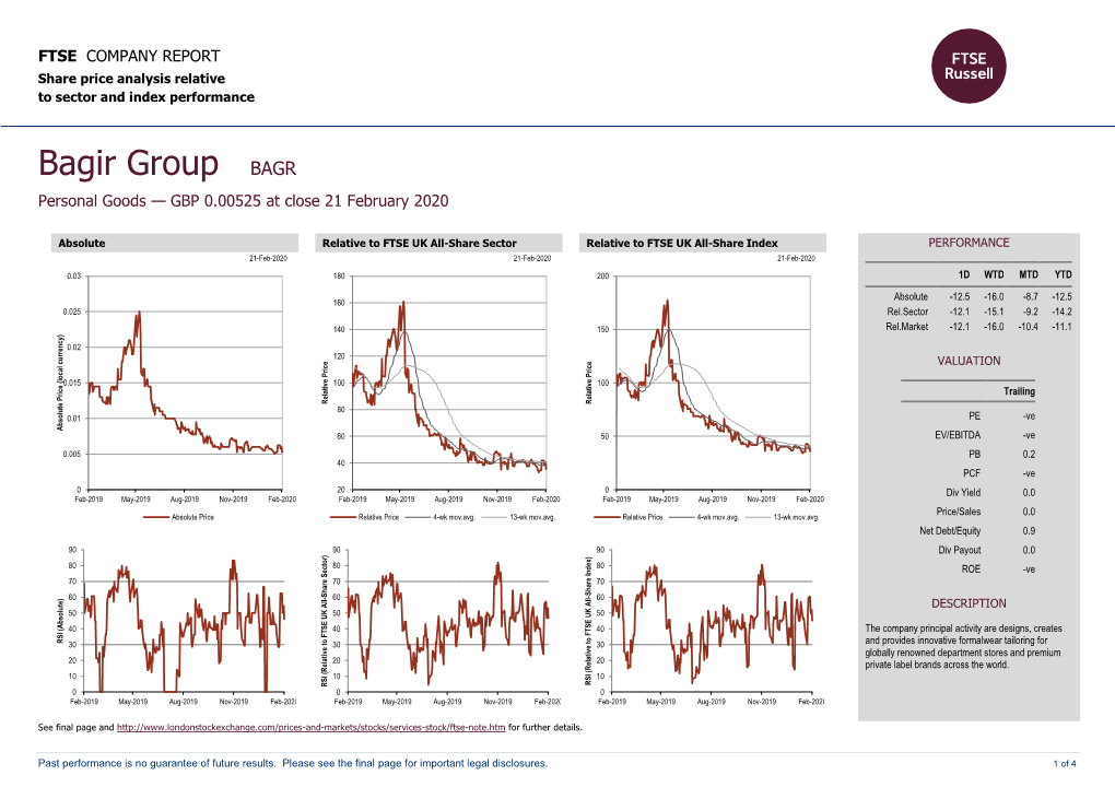 FTSE Factsheet