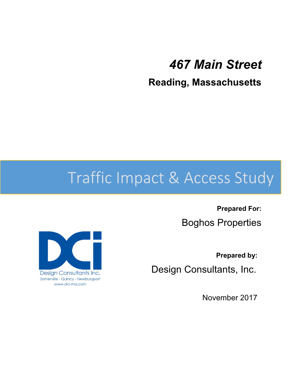 Traffic Impact & Access Study