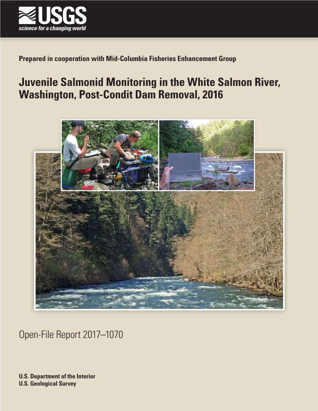 Juvenile Salmonid Monitoring in the White Salmon River, Washington, Post-Condit Dam Removal, 2016