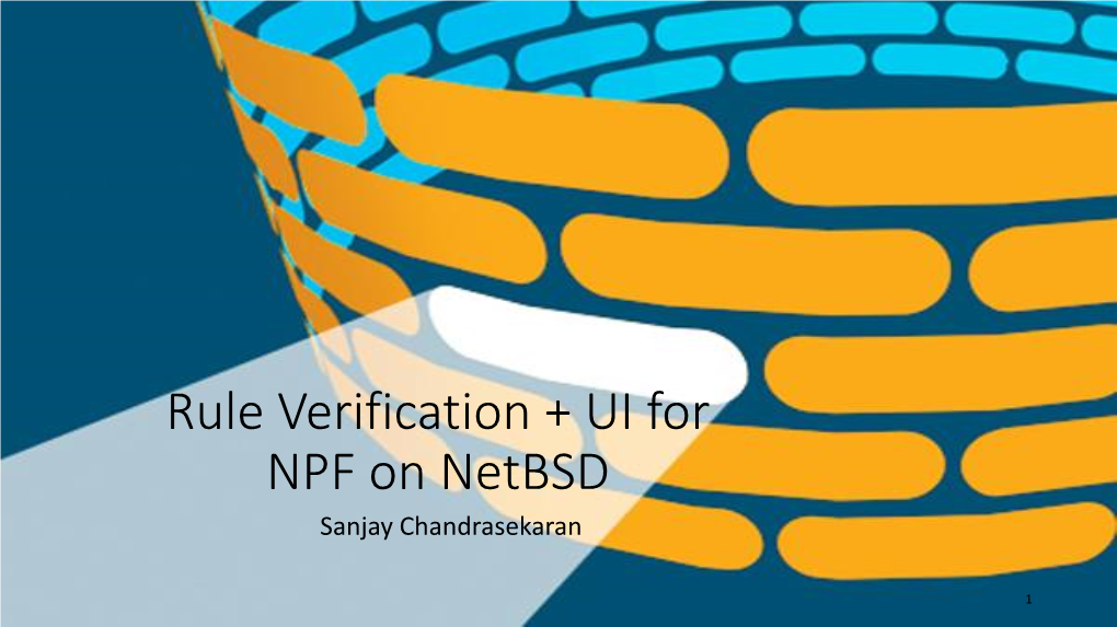 Verifiable Firewall for Network Packet Filter (NPF) on Netbsd