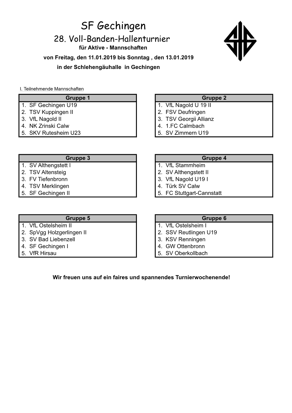 Sf Gechingen Fussball