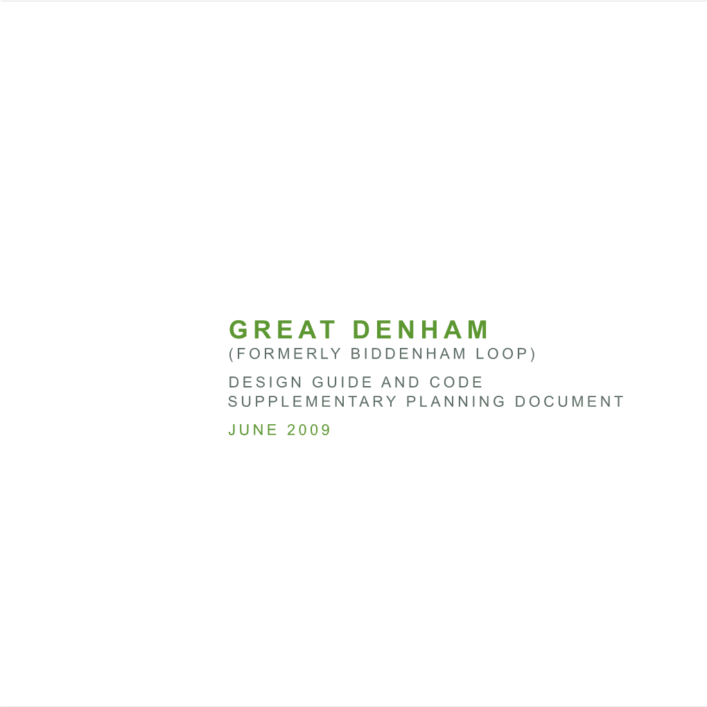 Great Denham Design Guide and Code Part 1 and 2 Rev C.Indd