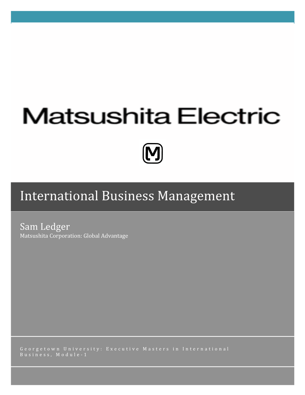 International Business Management