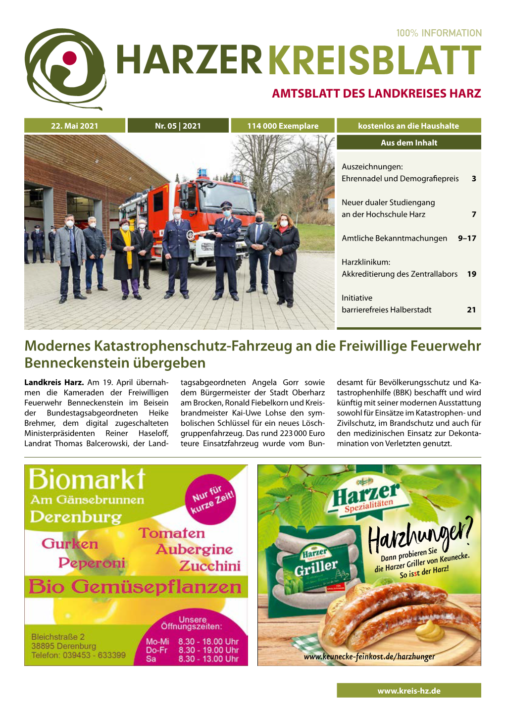 Harzer Kreisblatt Nr 5.Pdf