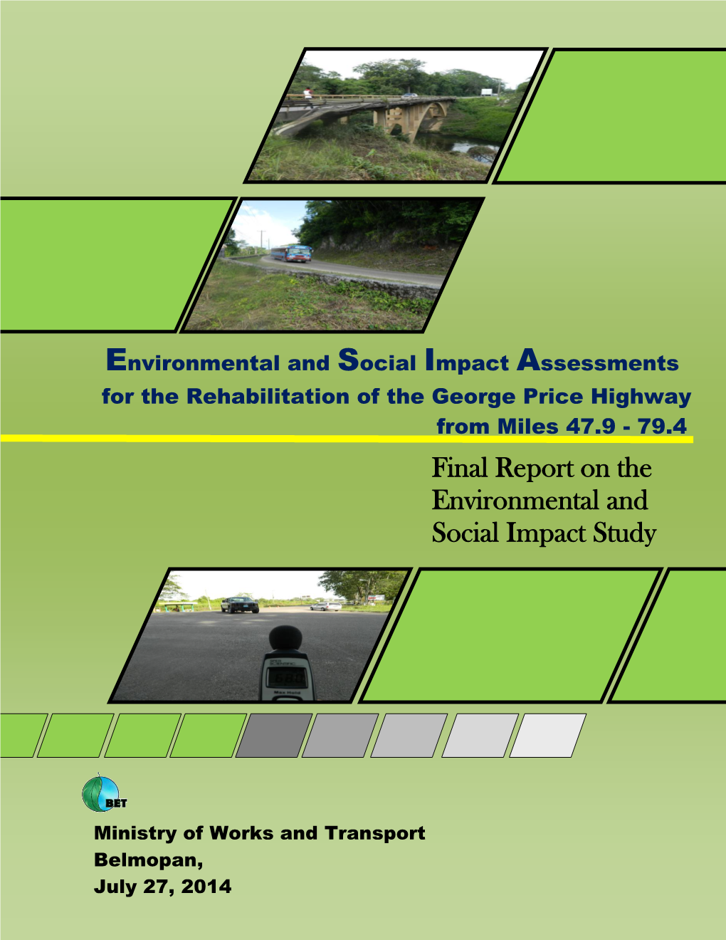 Final Report on the Environmental and Social Impact Study